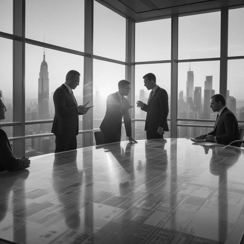 Modern boardroom